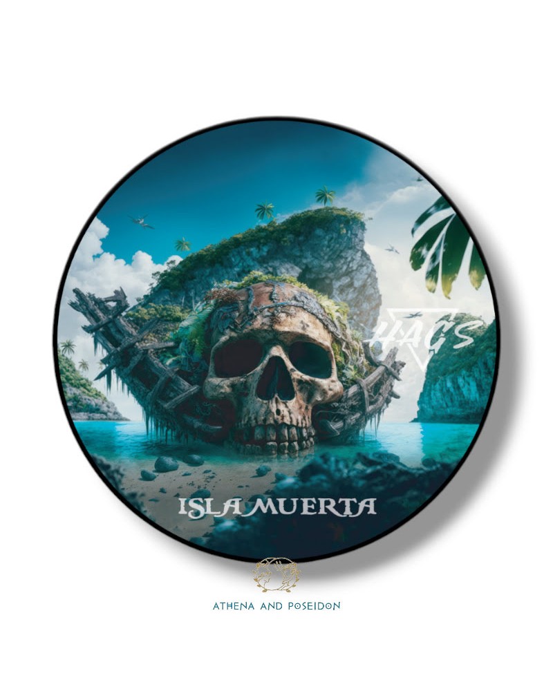 HAGS Isla Muerta shaving soap Osiris base